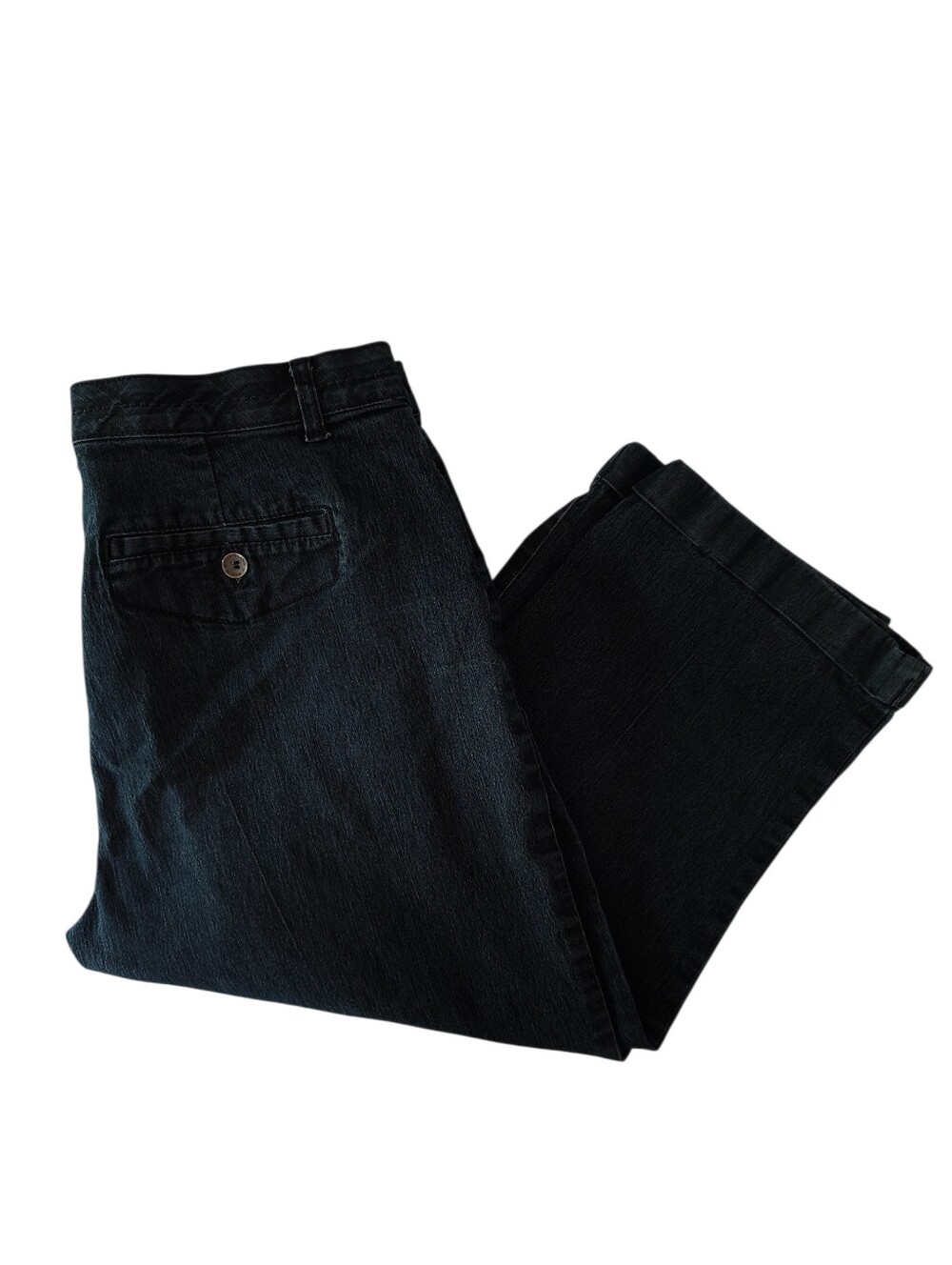 Bandolino "Maureen" Dark Blue Denim Capris Size 10